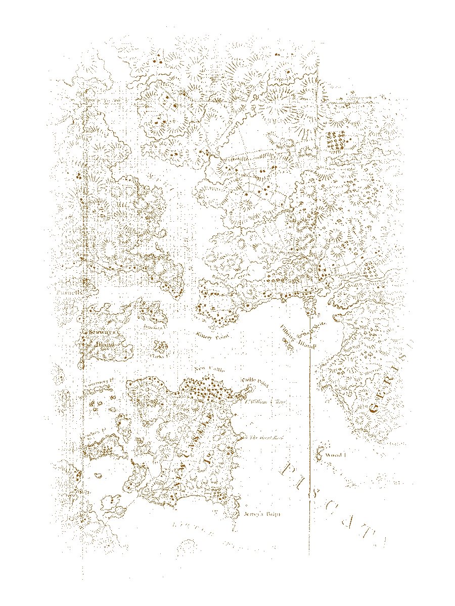 Map of the entry to the Thames