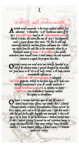 OQ S01E01: Master and Commander (2003)