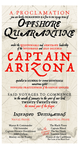 Offshore Quarantine recruiting poster, series one