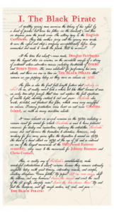 Offshore Quarantine Series 2, Episode 2 sailing instructions: The Black Pirate.