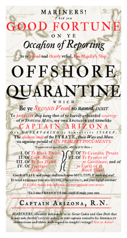Offshore Quarantine recruiting poster, series II.